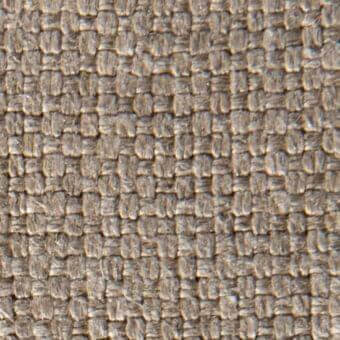 Woven fabric texture, gray-brown heathered tone, irregular grid pattern with nubby yarns, matte finish, verzelloni tenerife 27077 label.